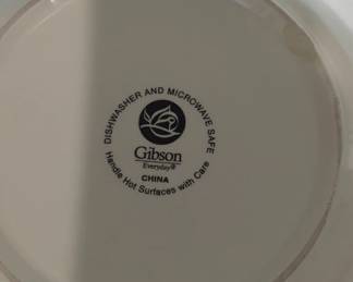 Gibson Fruit Pattern Ceramic Dinnerware Set second image