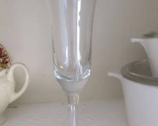 Clear Glass Champagne Flute