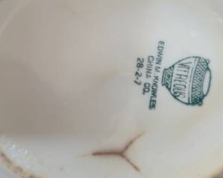 Edwin M. Knowles Vitreous China Pitcher