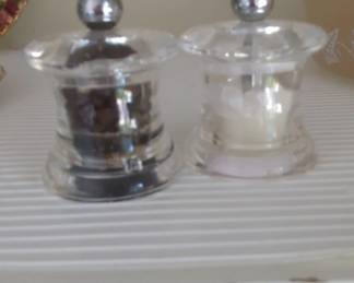 Cole  Mason Acrylic Salt and Pepper Mills