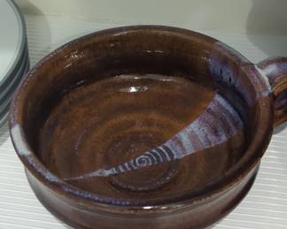 Handmade Ceramic Casserole Dish with Handles