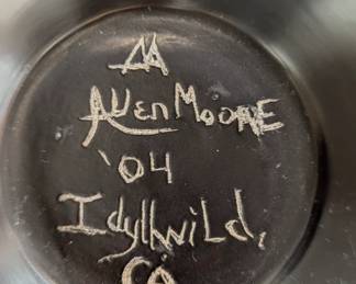 MidCentury Modern Ceramic Serving Bowl second image