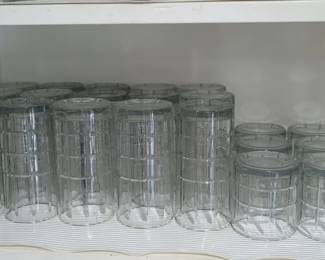 Vintage Anchor Hocking Manchester Paneled Tumblers