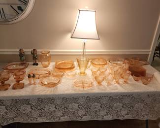 PInk depression glass
