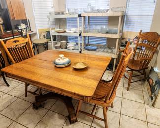 Dining table and various dining chairs