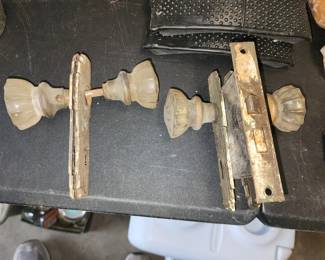 Glass door knob sets