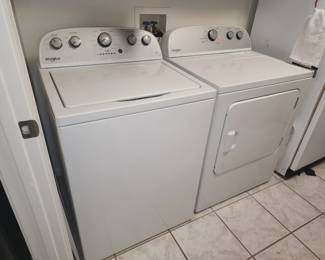  Whirlpool washer and dryer