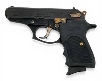 Bersa Thunder 380 ACP Semi-Auto Pistol Black Finish w/ Gold Controls