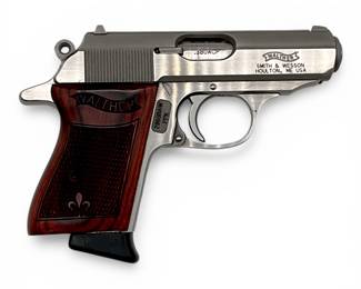 Walther PPK .380 ACP Semi-Auto Pistol | S&W Houlton, ME | Stainless w/ Wood Grips