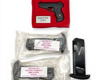 Vector CP-1 9mm Magazines & Mini Display Pistol
