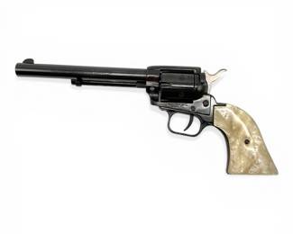 Heritage Rough Rider .22 LR Single-Action Revolver w/ Pearl-Style Grips