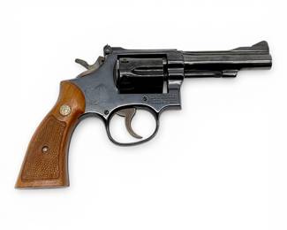 Smith & Wesson Model 15-4 K-Frame Revolver .38 Special 4” Barrel w/ Wood Grips