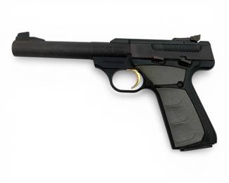 Browning Buck Mark .22 LR Target Pistol | Long Barrel, Gold Trigger
