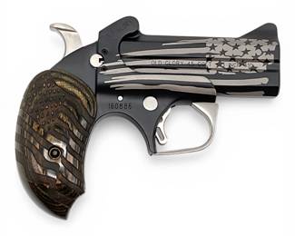 Old Glory .45 Colt/.410 Derringer 3.5” Barrel Handgun – American Flag Engraved Custom Grips