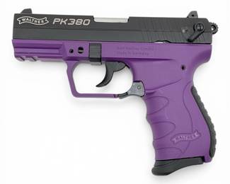 Walther PK380 .380 ACP Semi-Auto Pistol | Purple Frame, Black Slide
