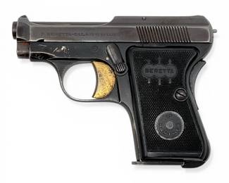 Beretta Model 418 .25 ACP (6.35mm) Vintage Semi-Auto Pocket Pistol | James Bond Era