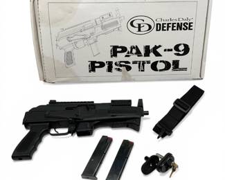 Charles Daly Defense PAK-9 9mm Semi-Auto AK-9 Pistol w/ Box, (2) Mags, Sling & Lock