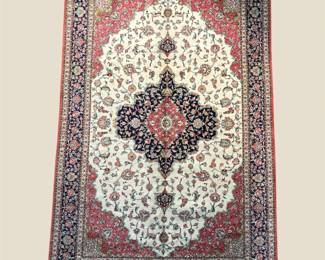 A carefully constructed rug with fine detailing