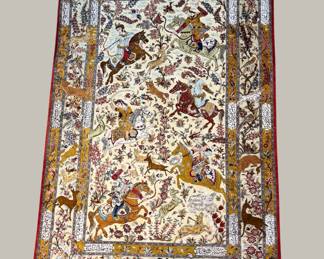 A well-composed rug with depth and texture