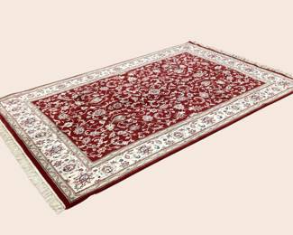 A rug with understated detail and strong presence