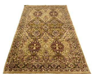 A refined rug with a timeless aesthetic