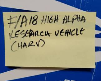 DW518 FA18 High Alpha Research Vehicle HARV Recordings