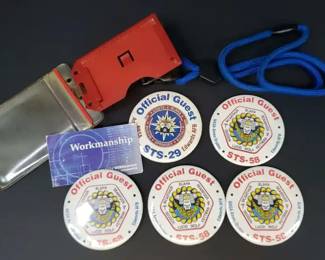 DW487 NASA Collectible Guest Badges