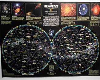 DW529 National Geographic The Heavens Orion Nebula Poster