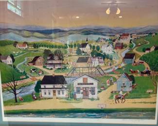 Local Artist Mary Poss, this print 284 of 1,000