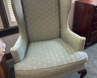 Pair of upholstered Wing Backs