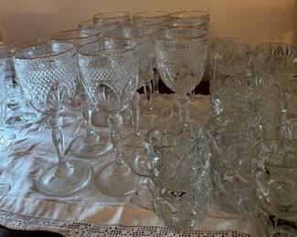 Some of the Vintage Glassware