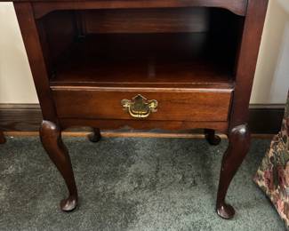 Pair of Queen Anne Style Side Tables