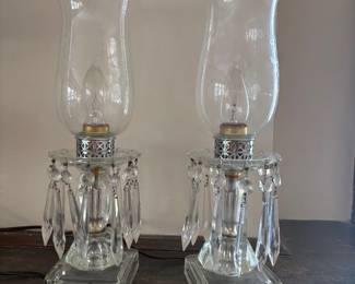 Boudoir Hurricane Lamps