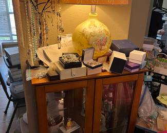 Jewelry and vintage home decor