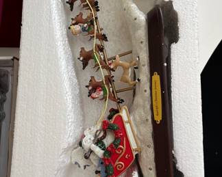 Santa Rudolph frosty sleigh