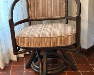 MCM swivel bucket chair