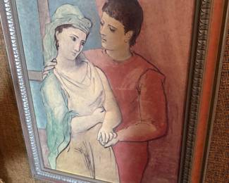 Picasso reproduction “The Lovers”
