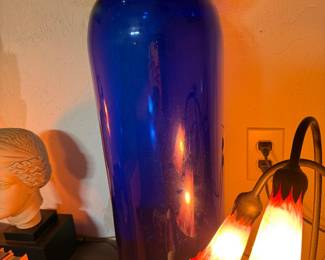 Tall Blenko 1970-80s vase