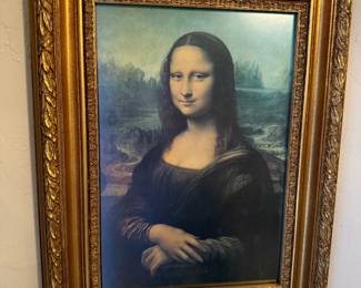 Mona Lisa vtg reproduction