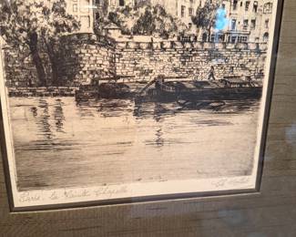 Another Paris scene etching by Charles Nollet