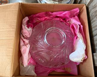 Punch bowl set in the box