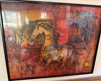 Hoi Lebadang Wild Horses Art