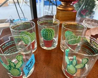 MCM Georges Briard cactus glasses