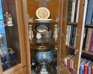 Glass, silver and vintage ceramics