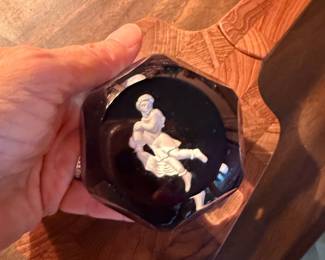 Baccarat paperweight