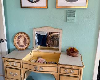 French provincial vanity
