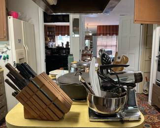 Knife bock, sunbeam mixer