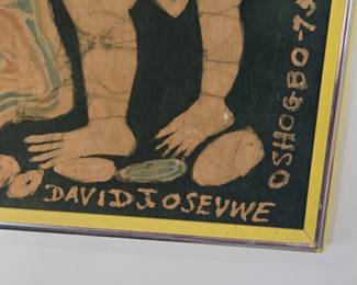David J Osevwe OSHOGBO Batik Artwork third image