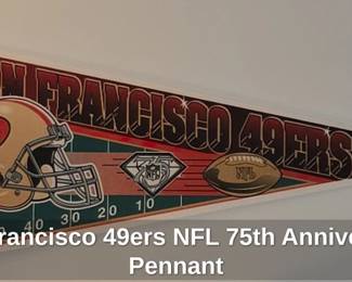 San Francisco ers NFL th Anniversary Pennant