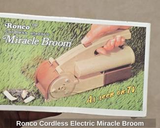 Ronco Cordless Electric Miracle Broom